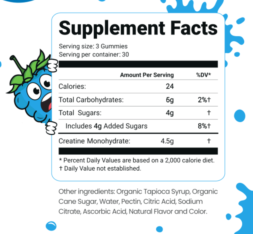 Crave Creatine Monohydrate Gummies